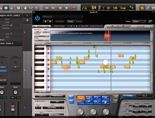 Тюнинг - коррекция фальшивых нот в Waves