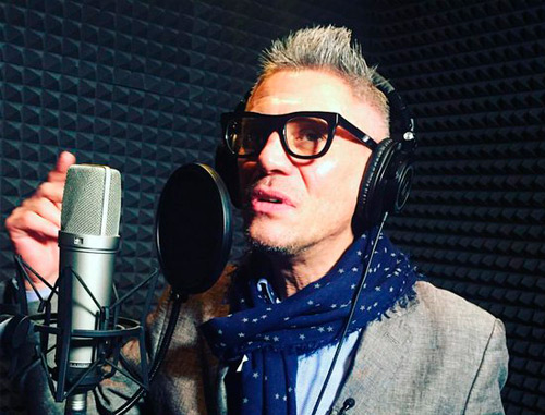 Процесс записи песни в студии